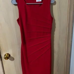 Calvin Klein Red Dress, size 2